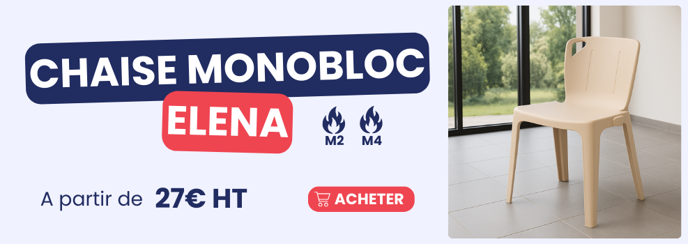 Chaise monobloc elena